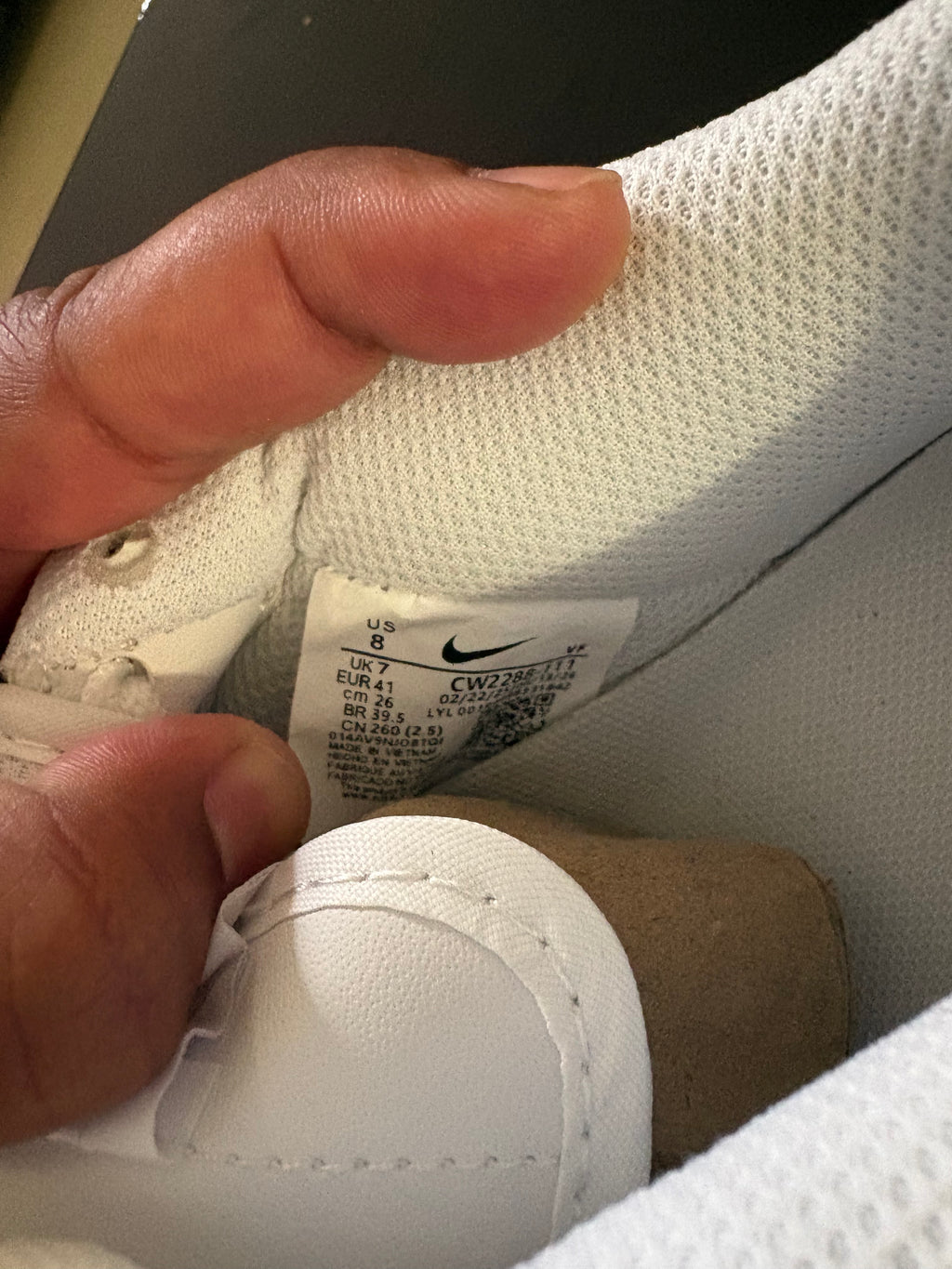 Nike Air Force 1 Low All White – Men's