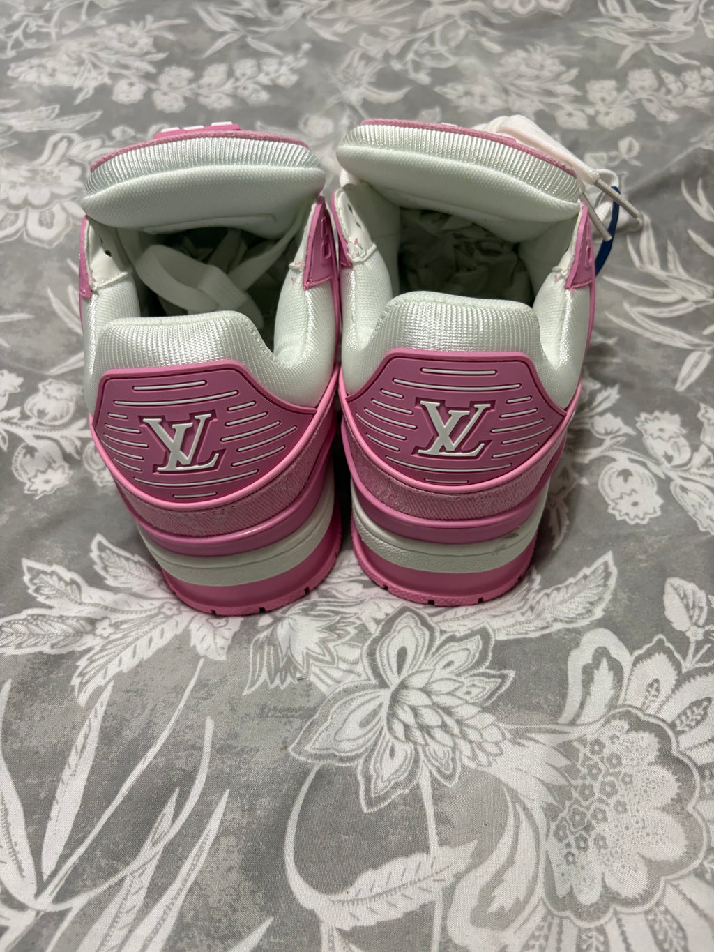 Louis Vuitton LV Trainer Pink & White – Women's