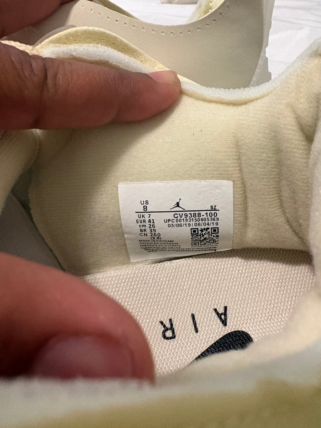 Air Jordan 4 x Off-White "Sail" – Virgil Abloh Collab