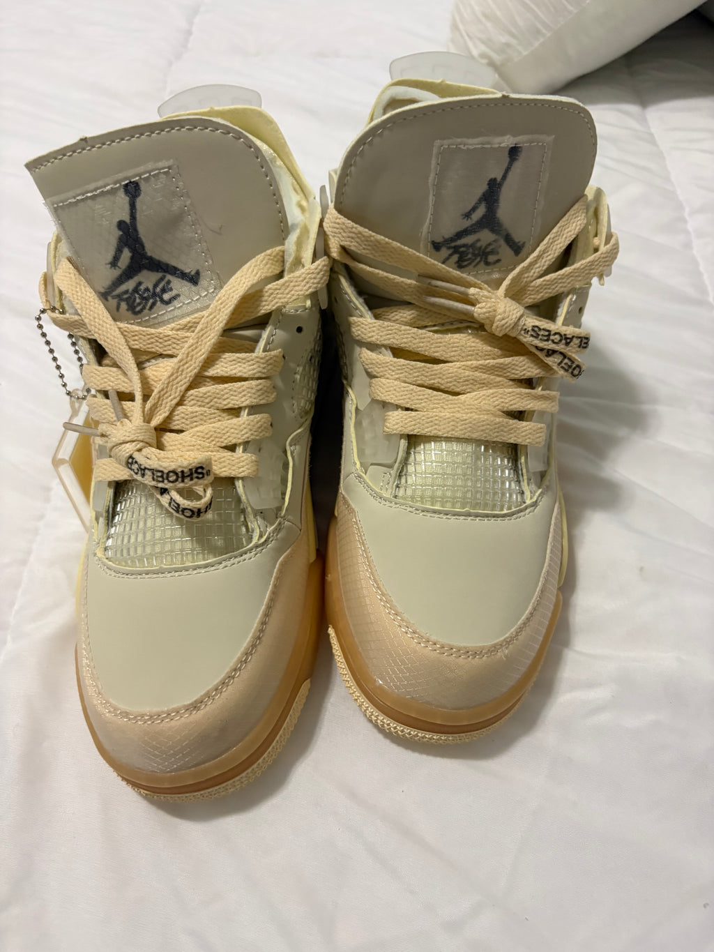Air Jordan 4 x Off-White "Sail" – Virgil Abloh Collab