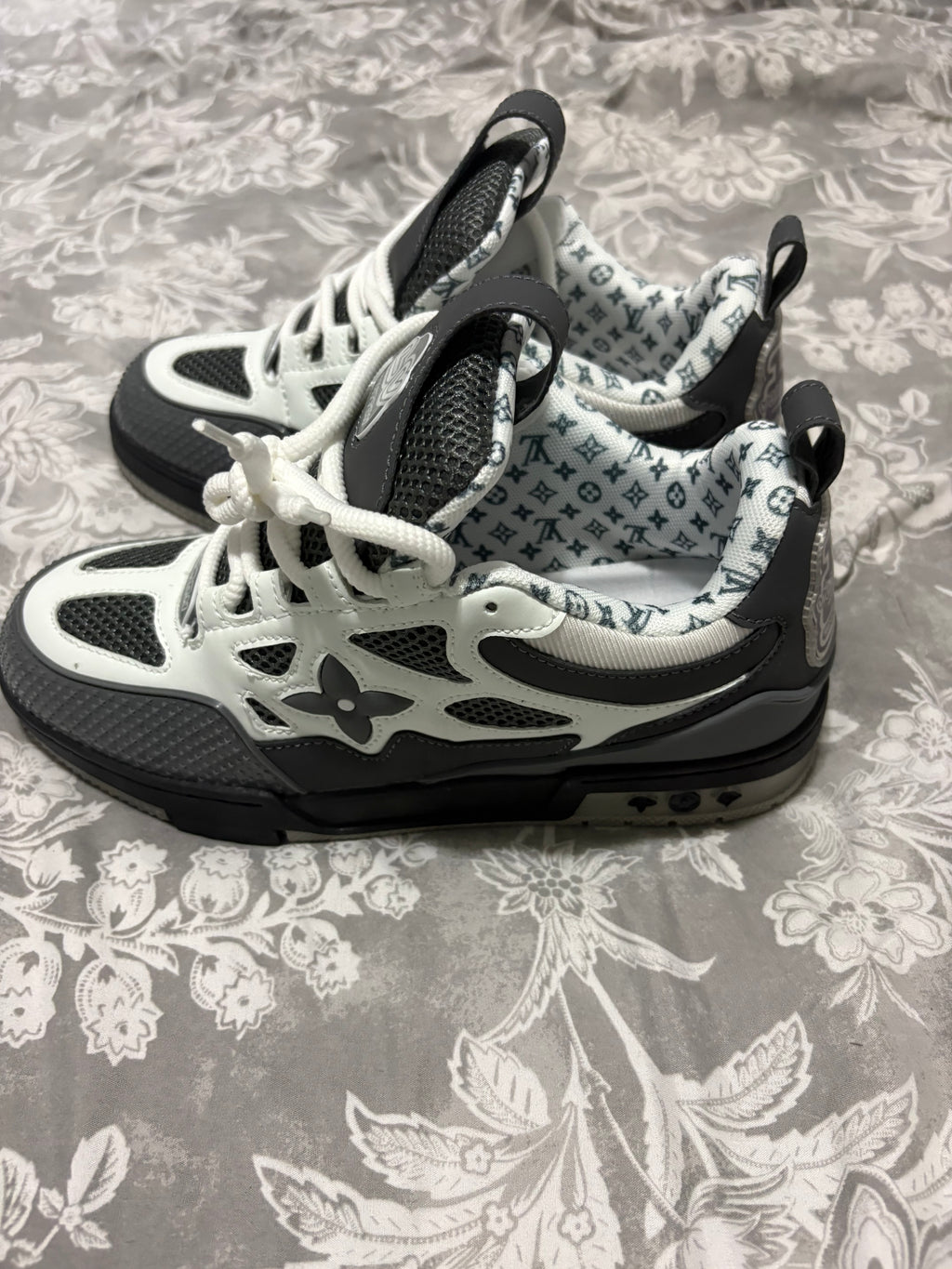 Louis Vuitton Skate Sneaker Grey & White – Men's