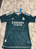 Real Madrid Streetwear Jersey – Dark Green All sizes available