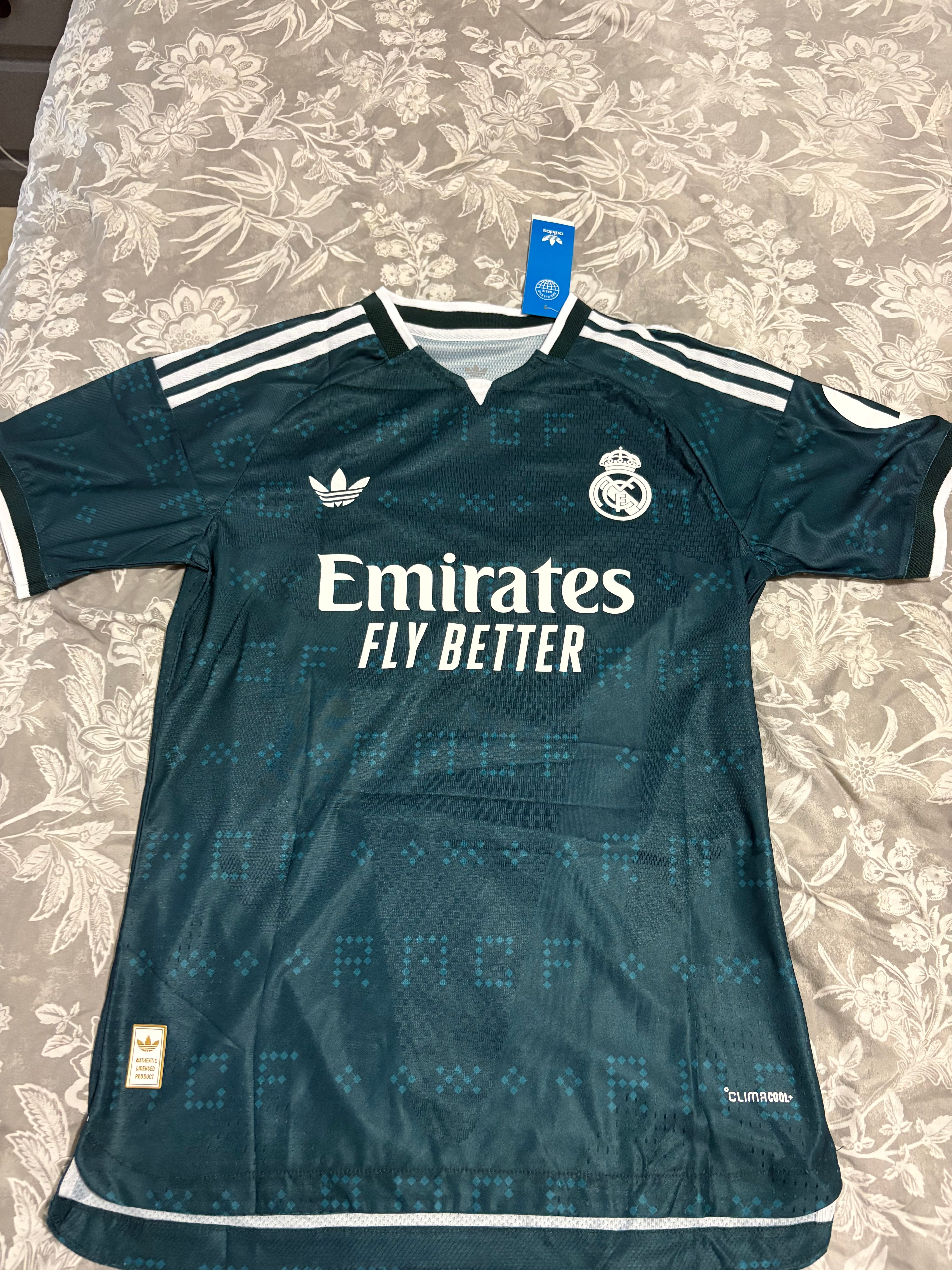Real Madrid Streetwear Jersey – Dark Green All sizes available