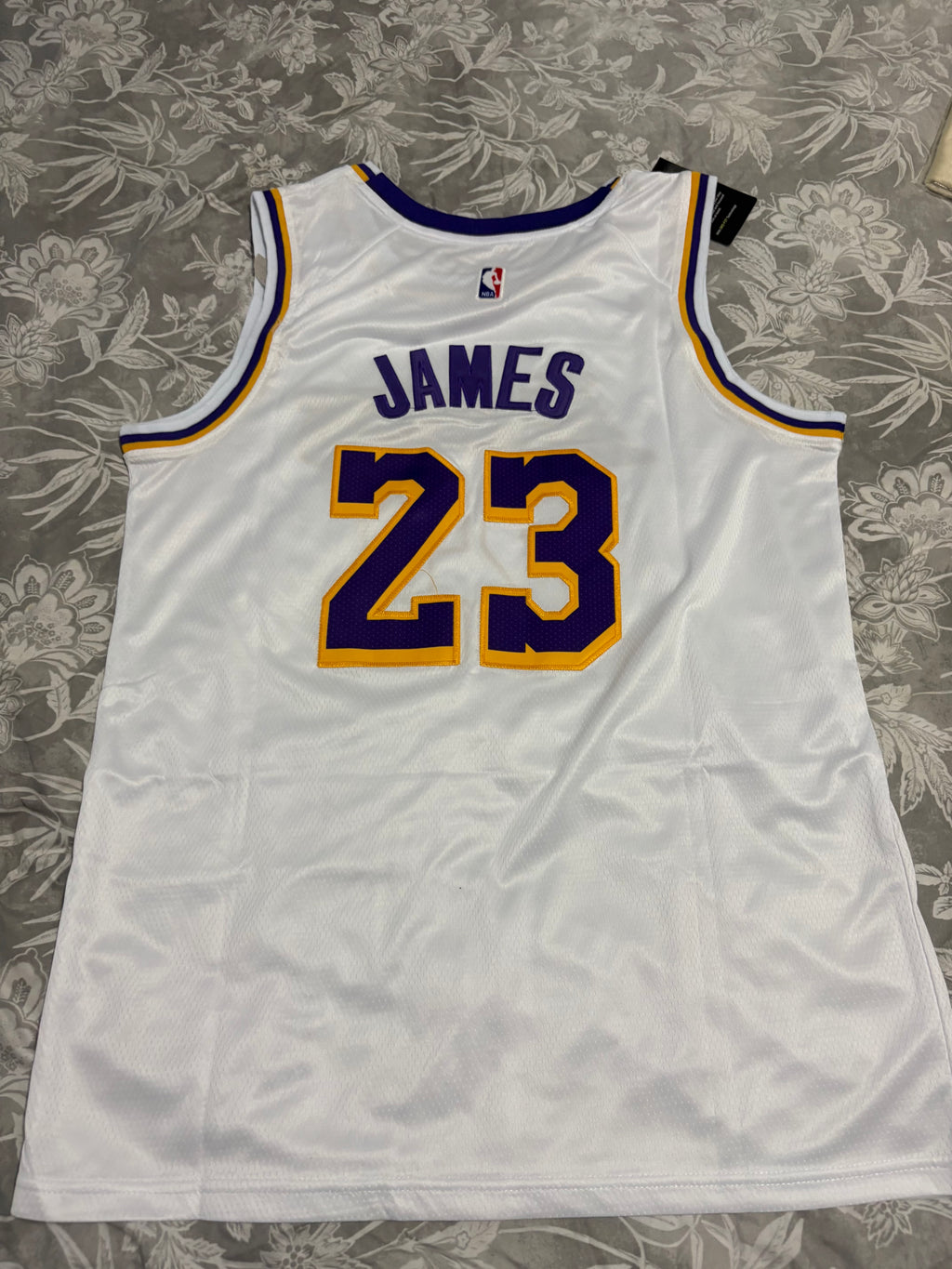 Lakers #23 LeBron James Graffiti Jersey All sizes available
