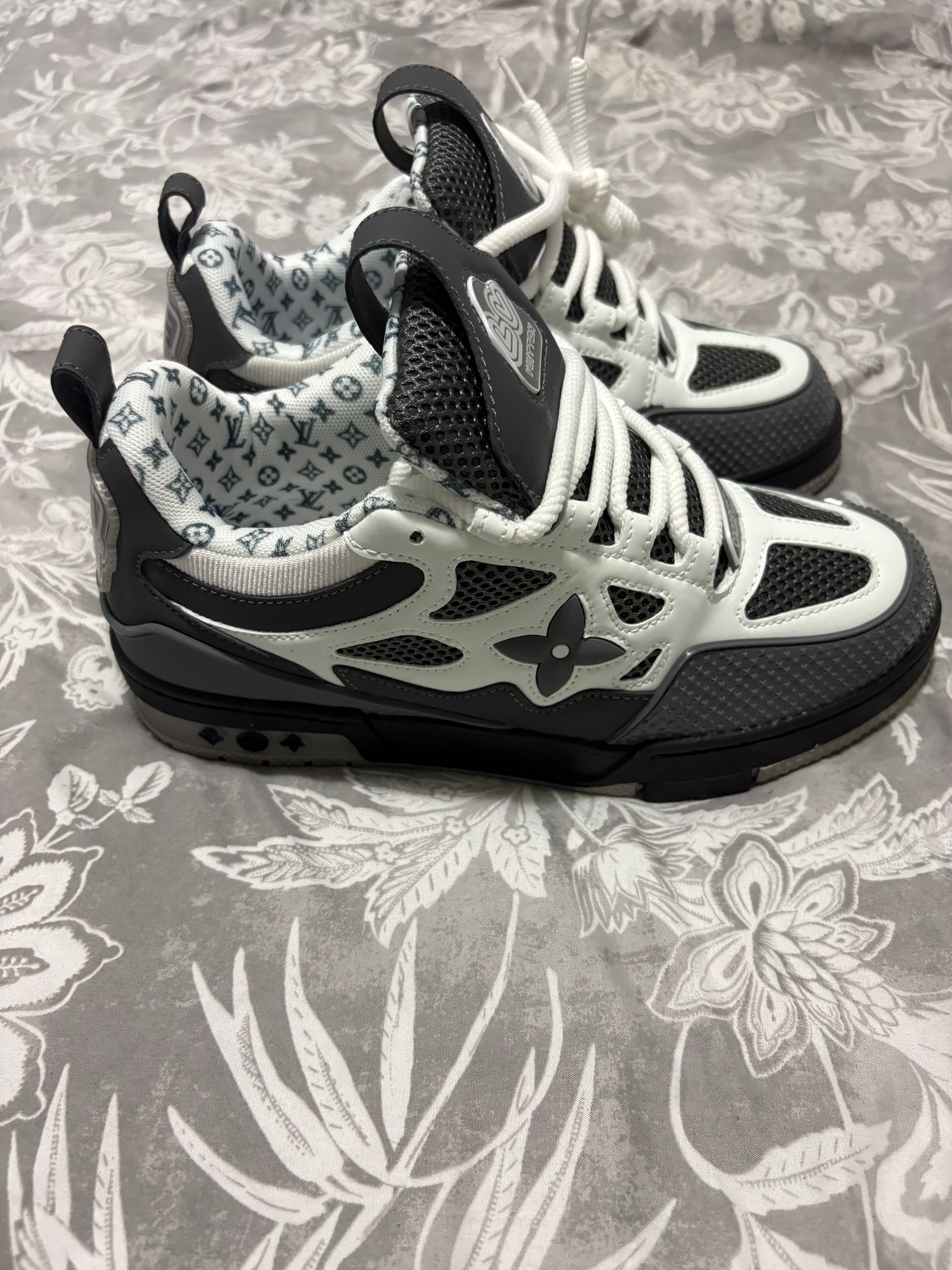 Louis Vuitton Skate Sneaker Grey & White – Men's