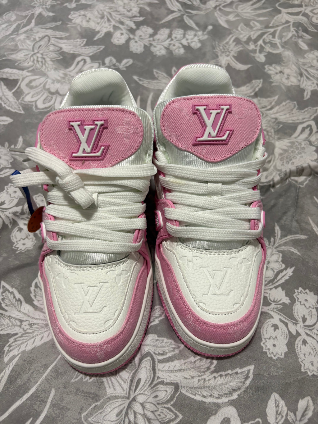 Louis Vuitton LV Trainer Pink & White – Women's