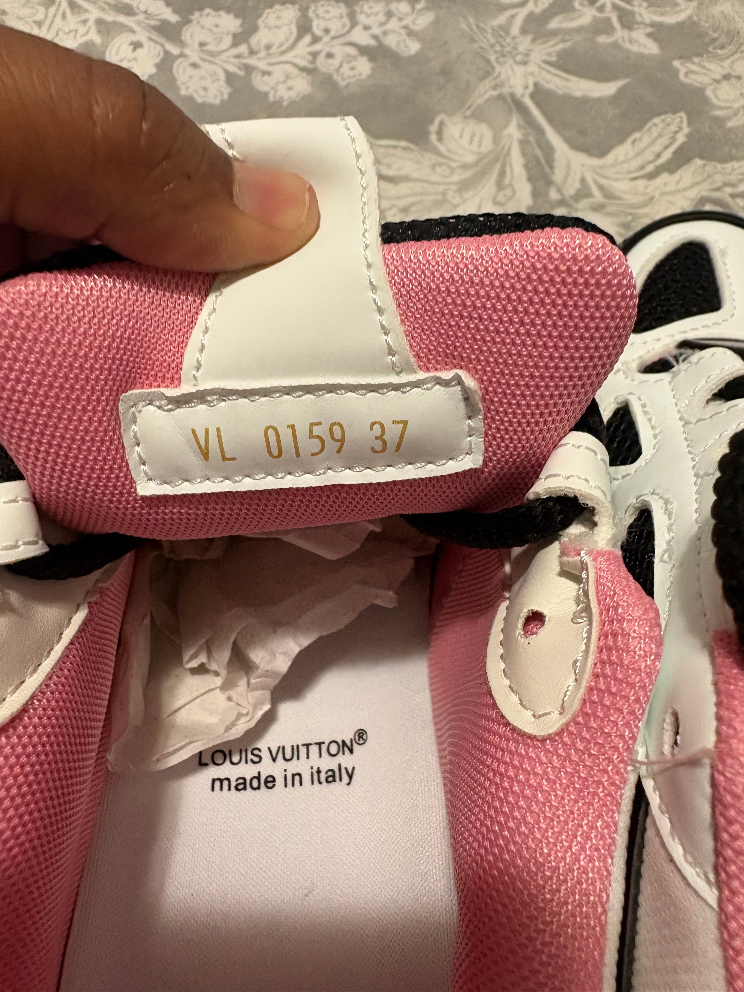 Louis Vuitton Skate Sneaker Black, White & Pink – Women's